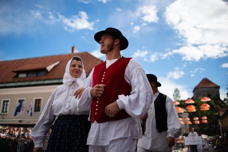 Izjemen obisk zaznamoval 50. Dneve narodnih noš in oblačilne dediščine v Kamniku (Blaž T. Muc)  (54)